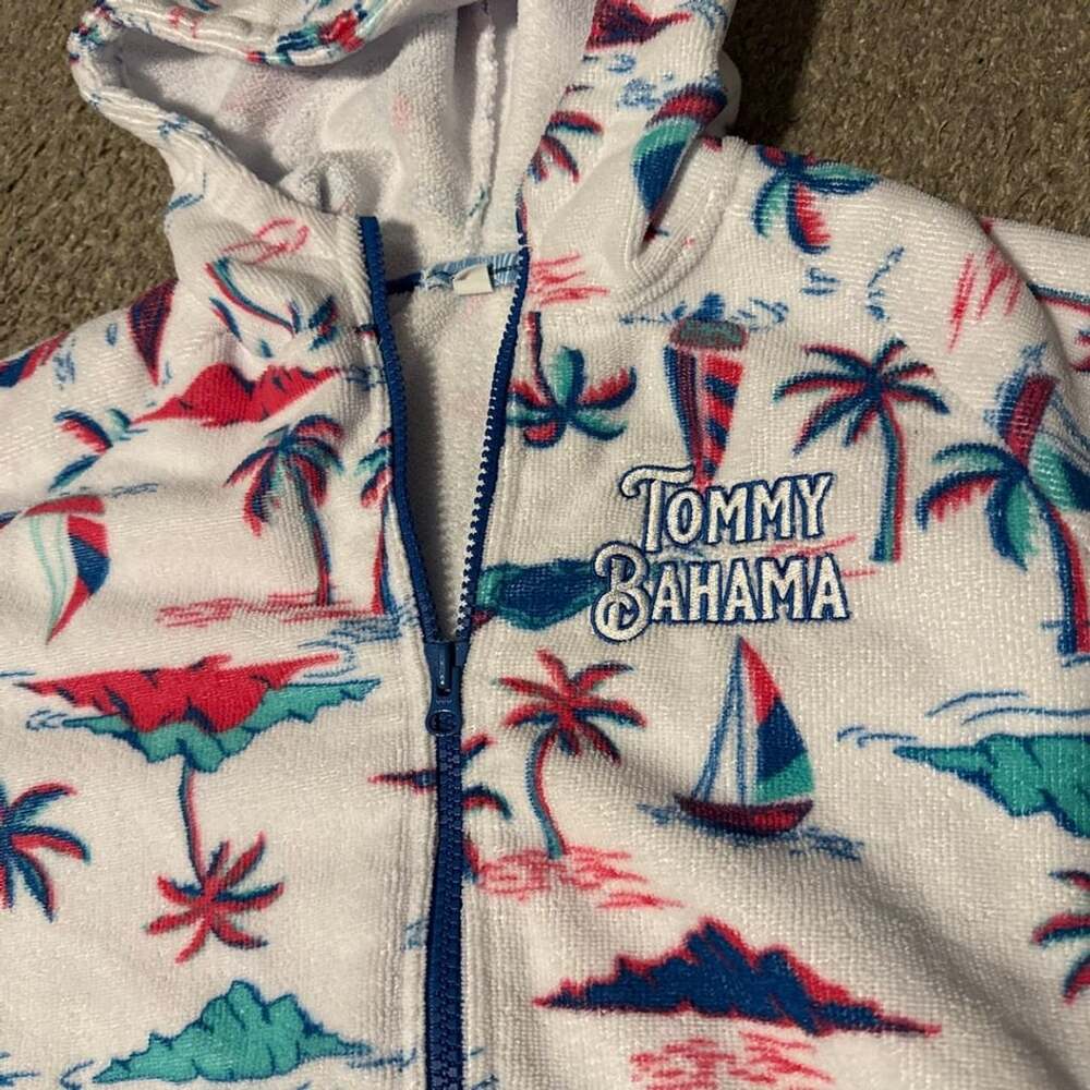 Tommy Bahama Beach Cover Up Size L/XL 7-12 Terry Cloth